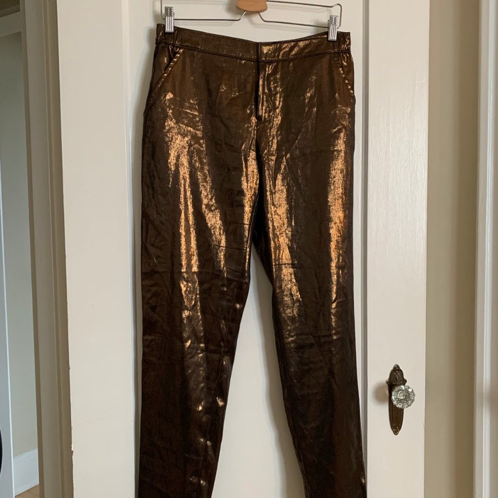 Club Monaco Metallic Trousers
